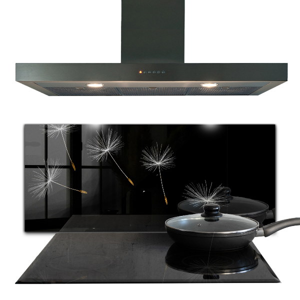 Küchenrückwand Fliesenspiegel Löwenzahn im Wind