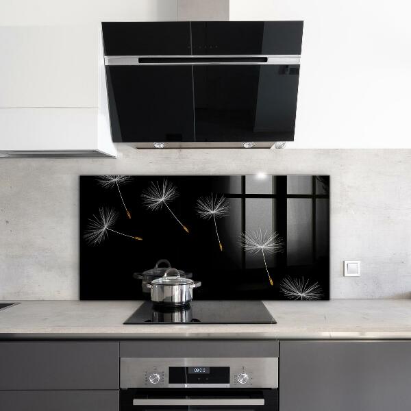 Küchenrückwand Fliesenspiegel Löwenzahn im Wind