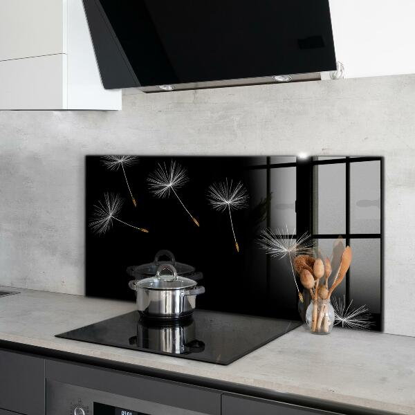 Küchenrückwand Fliesenspiegel Löwenzahn im Wind