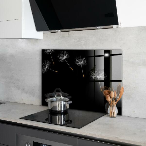 Küchenrückwand Fliesenspiegel Löwenzahn im Wind