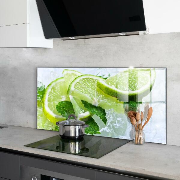 Küchenrückwand Spritzschutz Zitruserfrischende Limetten
