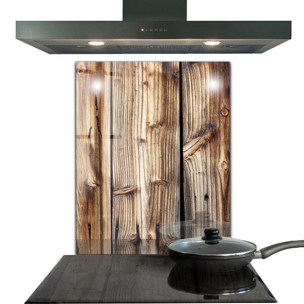 Küchenrückwand Fliesenspiegel Altes Eichenholz