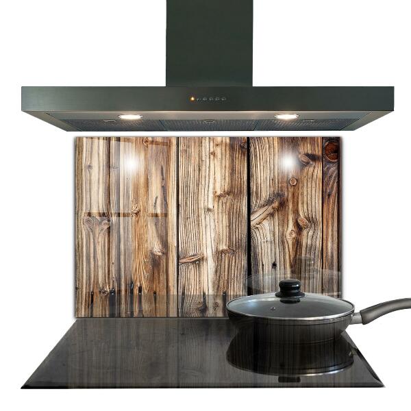 Küchenrückwand Fliesenspiegel Altes Eichenholz