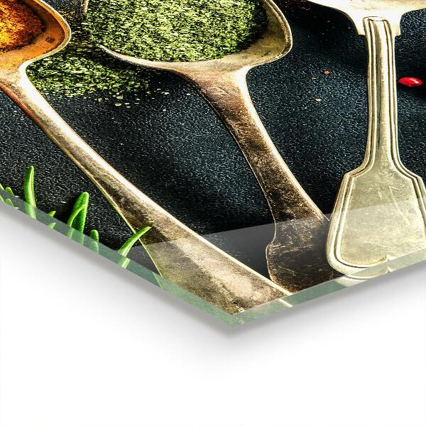 Küchenrückwand Spritzschutz Aromatische Gewürze