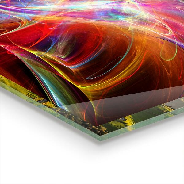 Küchenrückwand Spritzschutz Energetische Farbmischung