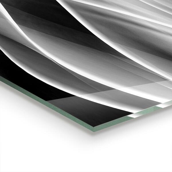 Küchenrückwand Spritzschutz Wellen-Abstraktion