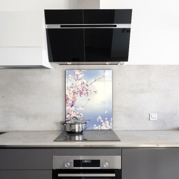 Küchenrückwand Fliesenspiegel Zarte rosa Blüten