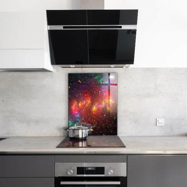 Küchenrückwand Spritzschutz Galaxie-Chaos-Fantasie