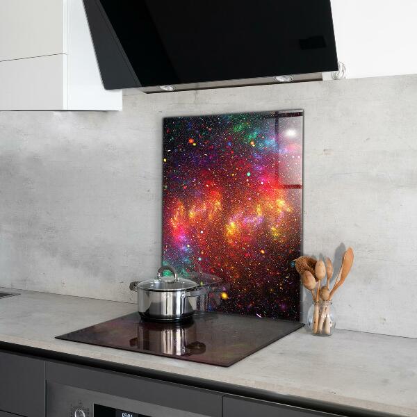 Küchenrückwand Spritzschutz Galaxie-Chaos-Fantasie