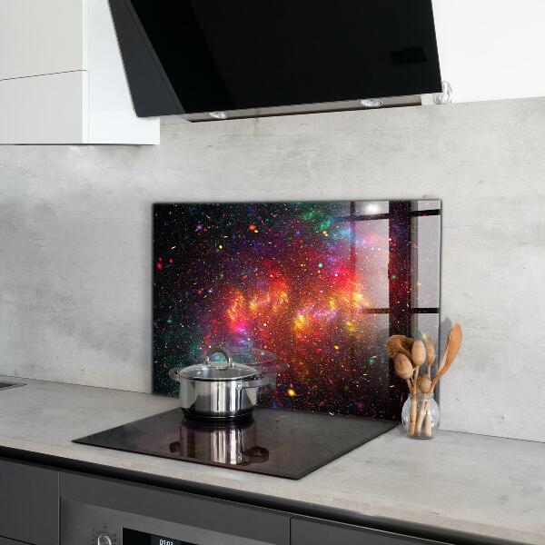 Küchenrückwand Spritzschutz Galaxie-Chaos-Fantasie