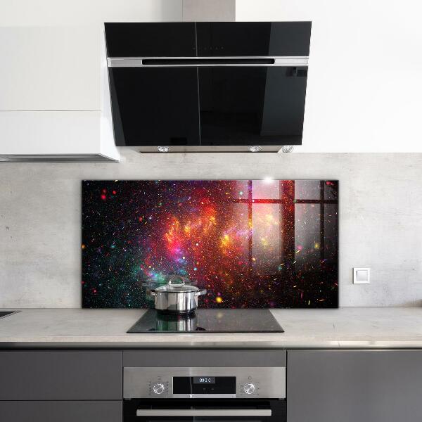 Küchenrückwand Spritzschutz Galaxie-Chaos-Fantasie