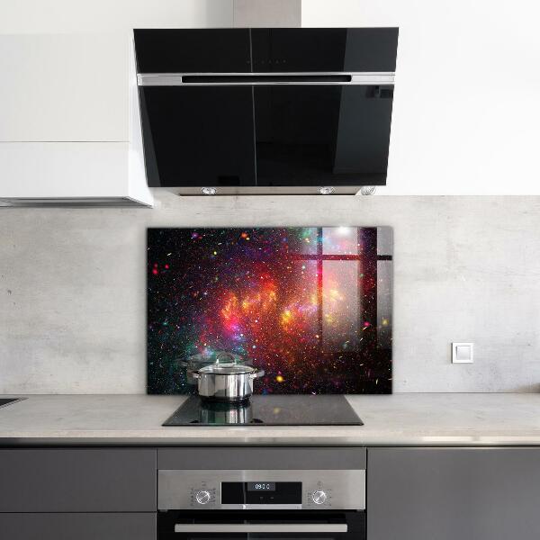 Küchenrückwand Spritzschutz Galaxie-Chaos-Fantasie