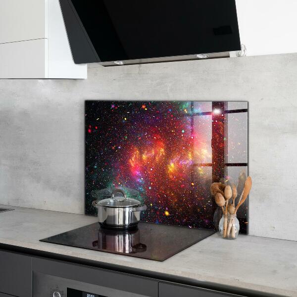 Küchenrückwand Spritzschutz Galaxie-Chaos-Fantasie