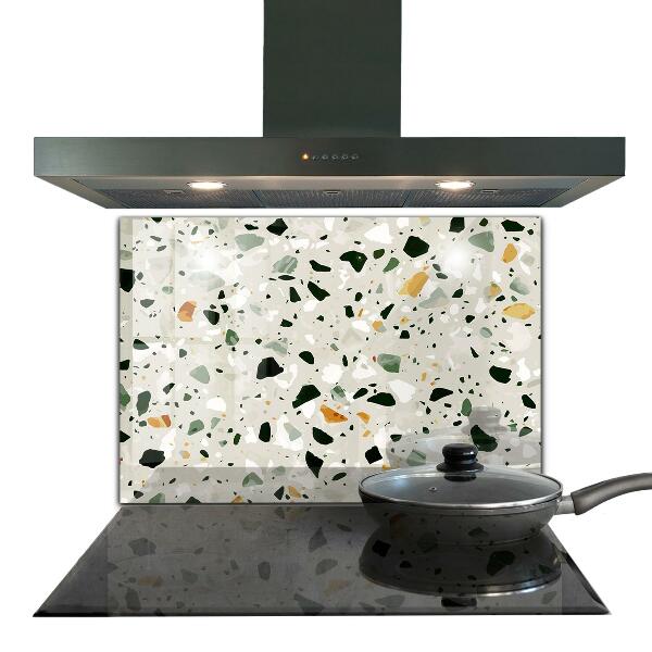 Küchenrückwand Fliesenspiegel Terrazzo-Naturstein