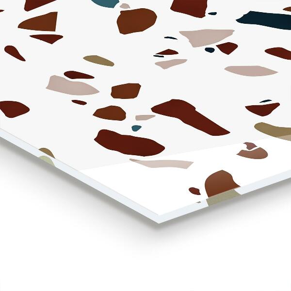 Küchenrückwand Fliesenspiegel Terrazzostein