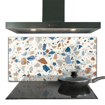 Küchenrückwand Fliesenspiegel Terrazzo-Terrazzo-Stein
