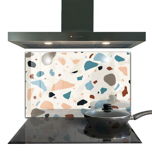 Küchenrückwand Fliesenspiegel Terrazzo-Terrazzo-Stein