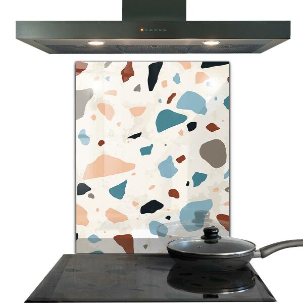 Küchenrückwand Fliesenspiegel Terrazzo-Terrazzo-Stein