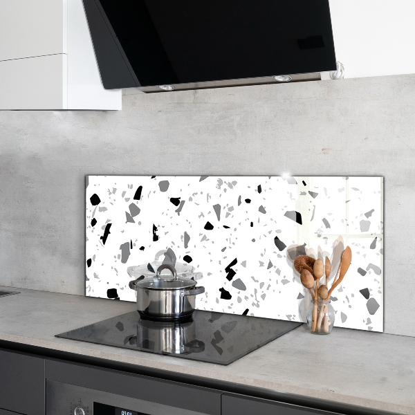Küchenrückwand Fliesenspiegel Monochromer Terrazzo