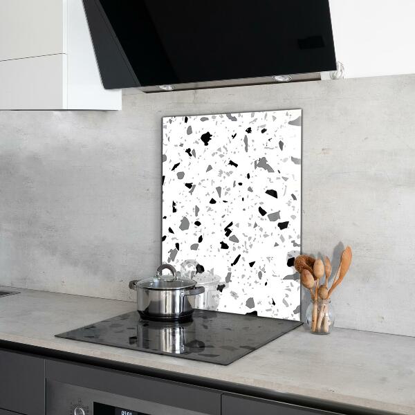 Küchenrückwand Fliesenspiegel Monochromer Terrazzo