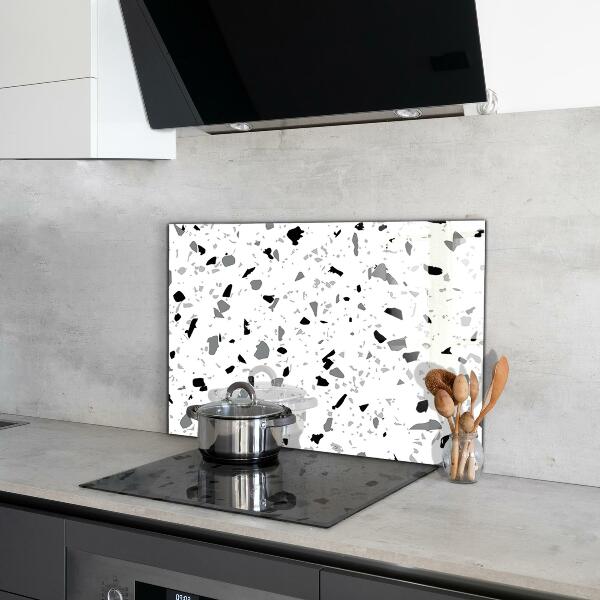 Küchenrückwand Fliesenspiegel Monochromer Terrazzo
