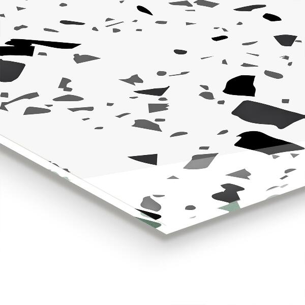 Küchenrückwand Fliesenspiegel Monochromer Terrazzo