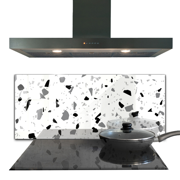 Küchenrückwand Fliesenspiegel Monochromer Terrazzo