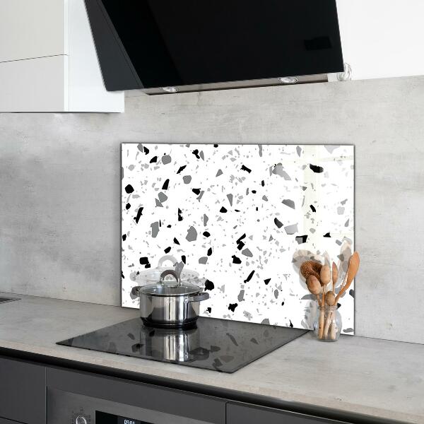 Küchenrückwand Fliesenspiegel Monochromer Terrazzo