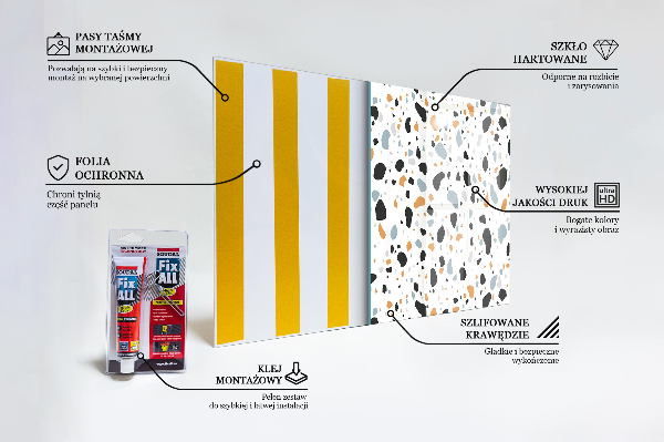 Küchenrückwand Fliesenspiegel Terrazzo-Terrazzo-Stein