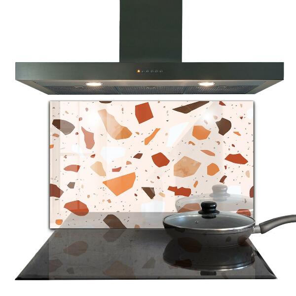 Küchenrückwand Fliesenspiegel Terrazzo-Terrazzo-Stein