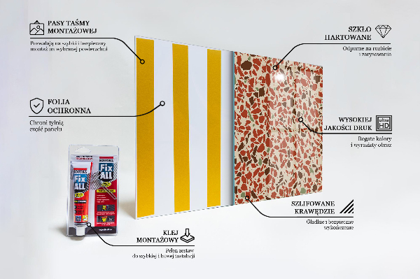 Küchenrückwand Fliesenspiegel Terrazzo-Steinstruktur