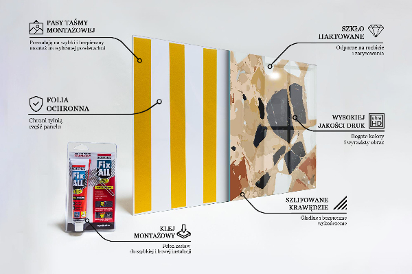 Küchenrückwand Fliesenspiegel Terrazzo-Naturstein