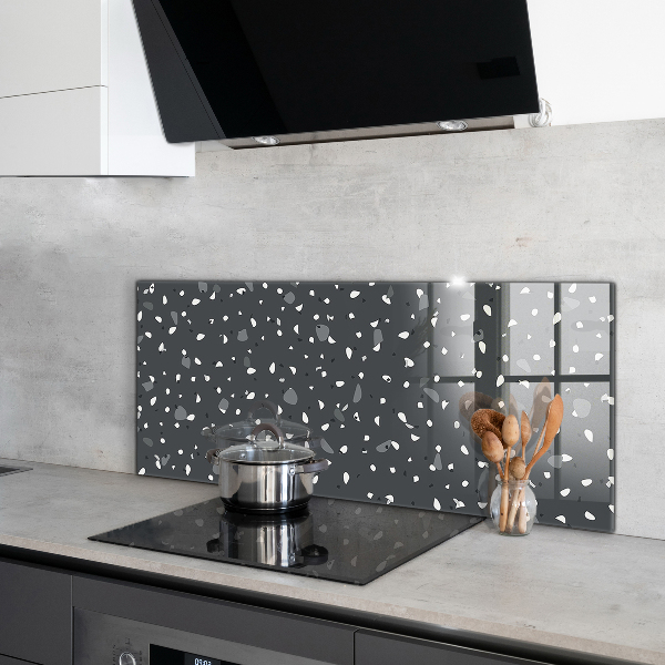Küchenrückwand Fliesenspiegel Terrazzo-Steinstruktur