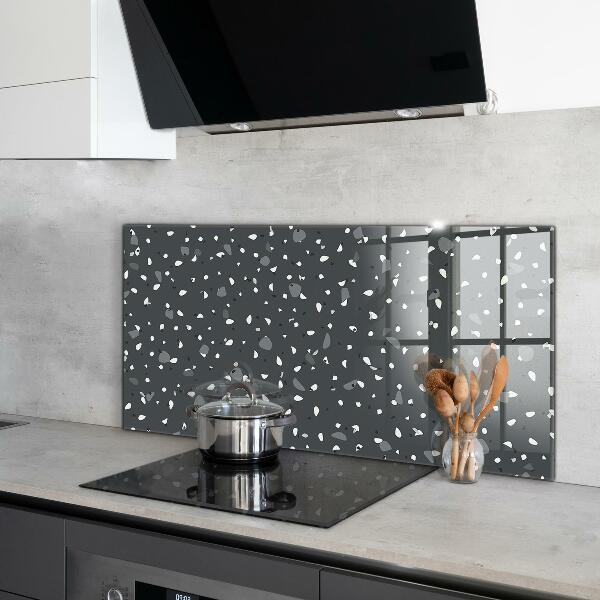 Küchenrückwand Fliesenspiegel Terrazzo-Steinstruktur