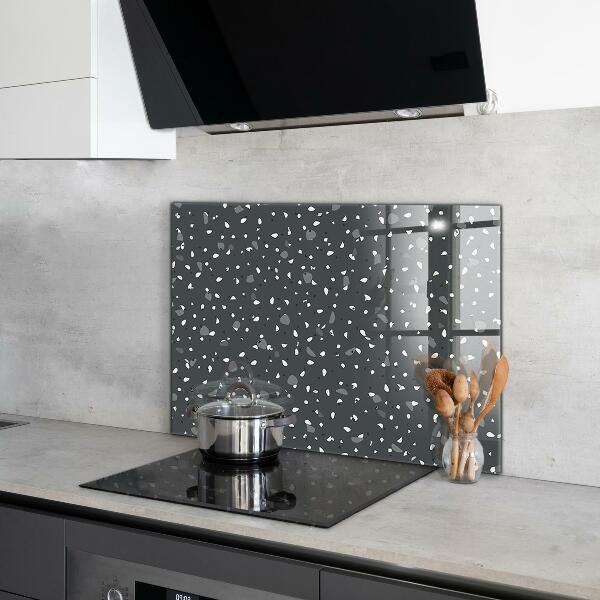 Küchenrückwand Fliesenspiegel Terrazzo-Steinstruktur