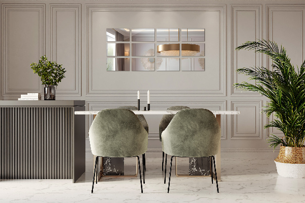 Spiegelfliesen wand 6 Stk. 30X16 cm