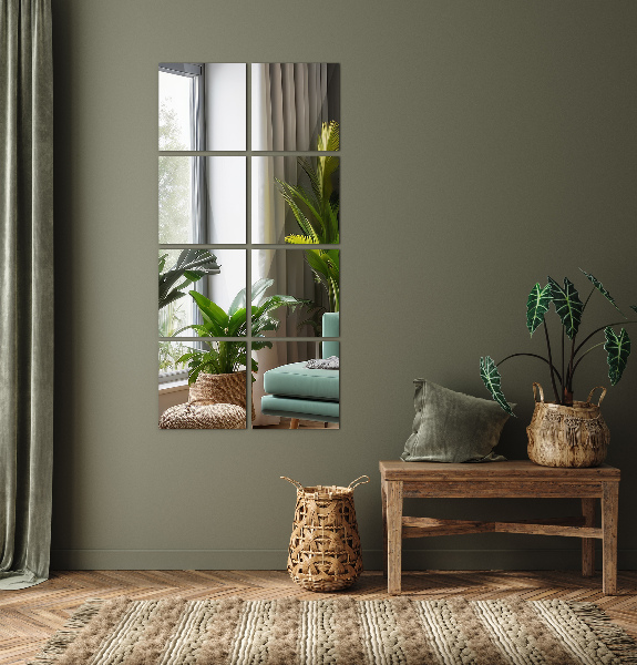 Spiegelfliesen selbstklebend 6 Stk. 30X30 cm