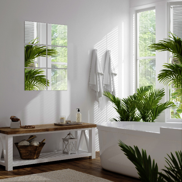 Spiegelfliesen selbstklebend 6 Stk. 30X30 cm