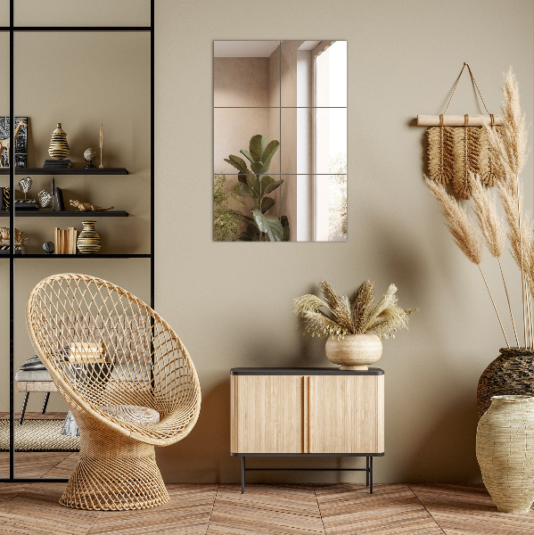 Spiegelfliesen selbstklebend 6 Stk. 30X30 cm