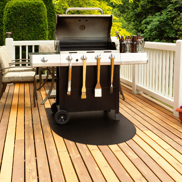 Halbovale Grill unterlage 80x70 cm