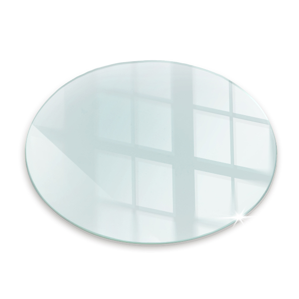 Kamin Glasplatte rechteckig fi80 cm