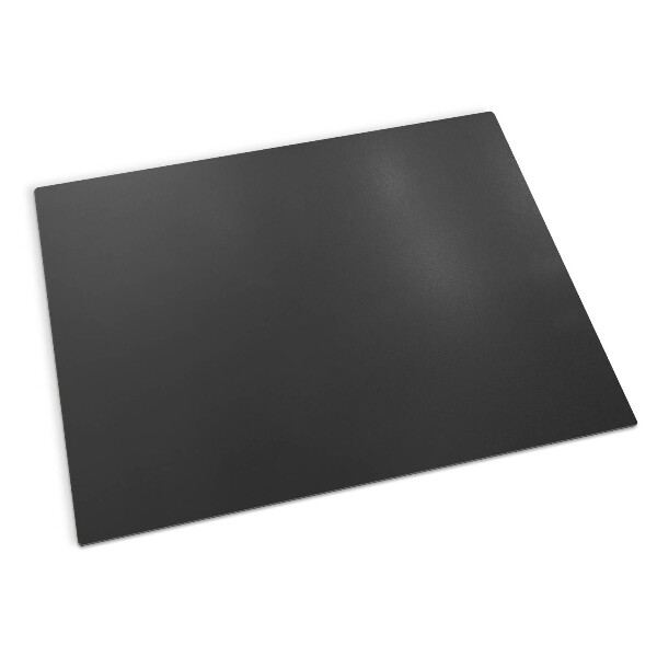 Rechteckige Vorlegeplatte für Kaminöfen aus Schwarzblech 100x80 cm