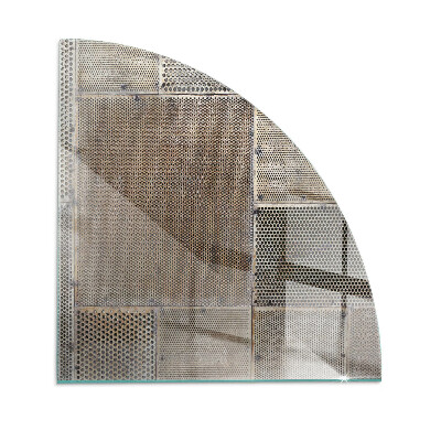 Glasplatte unter Kaminöfen Lochblechmuster