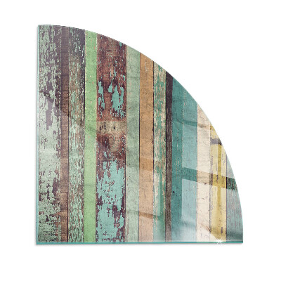 Glasplatte unter Kaminöfen Bretter in verschiedenen Farbtönen