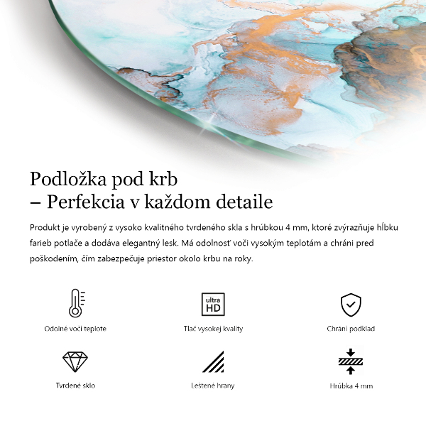 Bodenplatte Glas für Ofen Rosttextur im Hintergrund