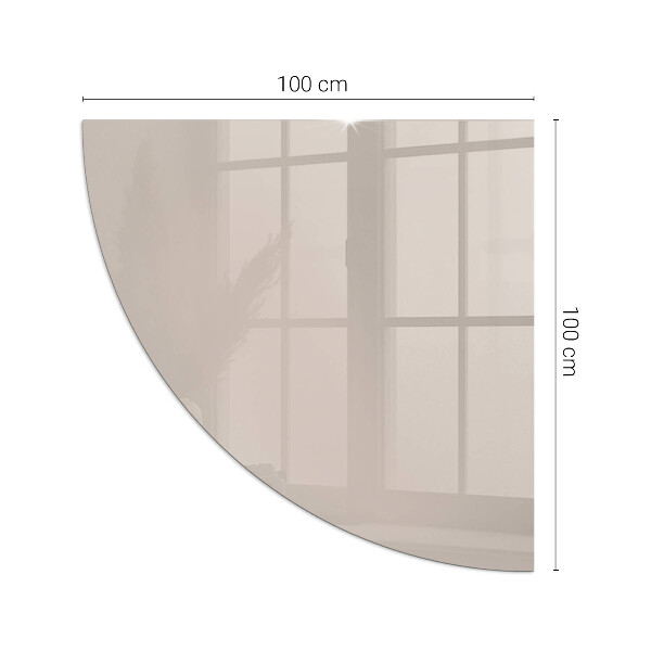 Glasplatte unter Kaminöfen Farbe Hellbraun