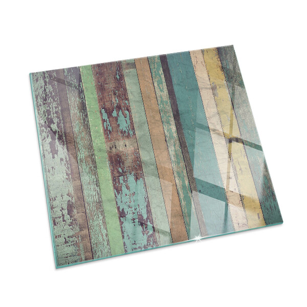 Quadratische Glasplatte für Kamin Bretter in verschiedenen Farbtönen