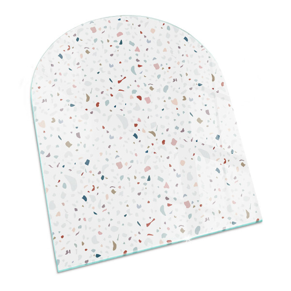 Glasplatte für Kaminöfen Muster mit kleinen Formen