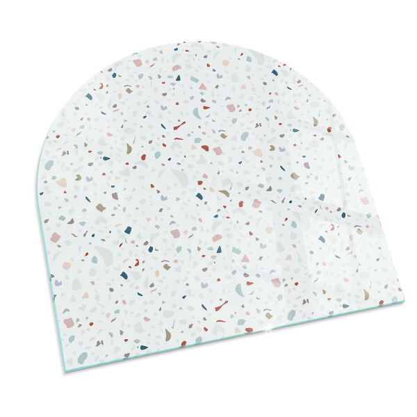 Glasplatte für Kaminöfen Muster mit kleinen Formen