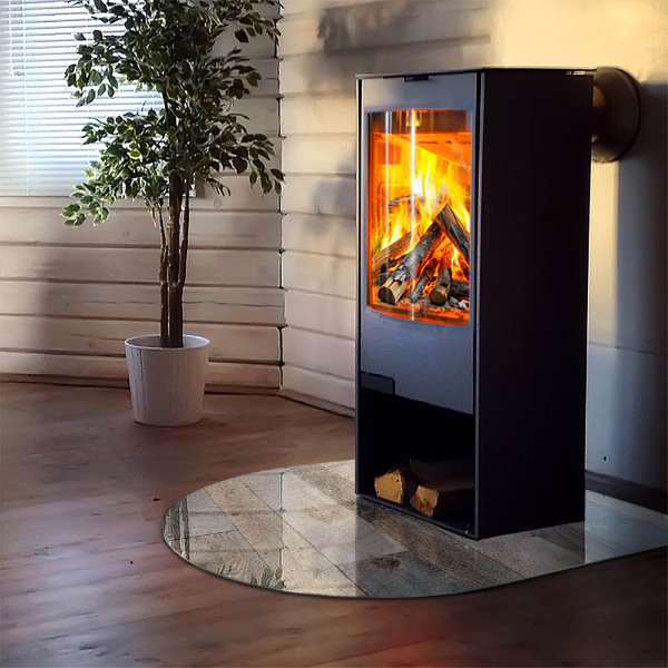 Funkenschutzplatte Kaminöfen Bretter in verschiedenen Farbtönen